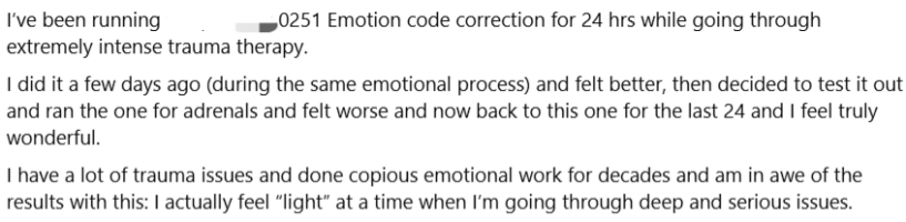 Resultados del uso de la corrección del código emocional