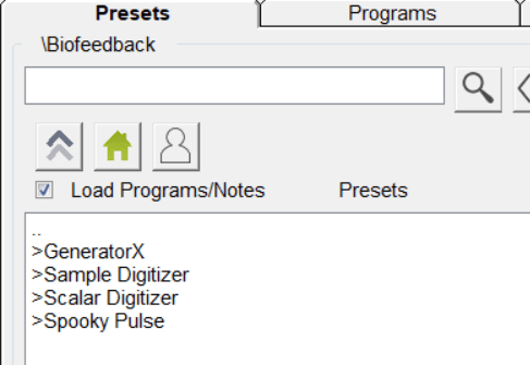 Cuatro rutas principales de escaneo de biofeedback Spooky2