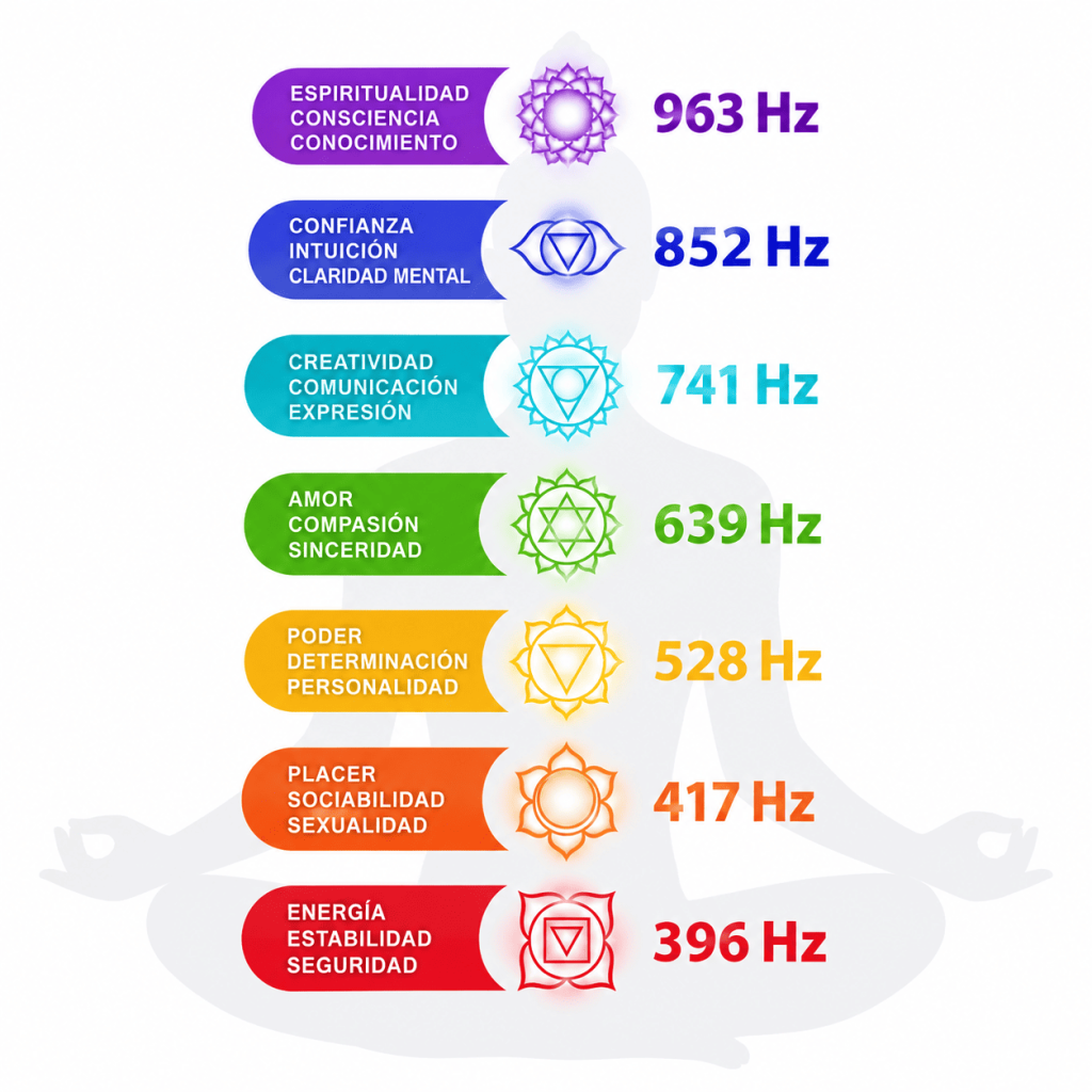 Frecuencias y chakras